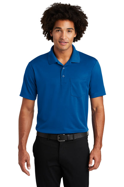 Sport-Tek  PosiCharge  RacerMesh  Pocket Polo. ST640P True Royal
