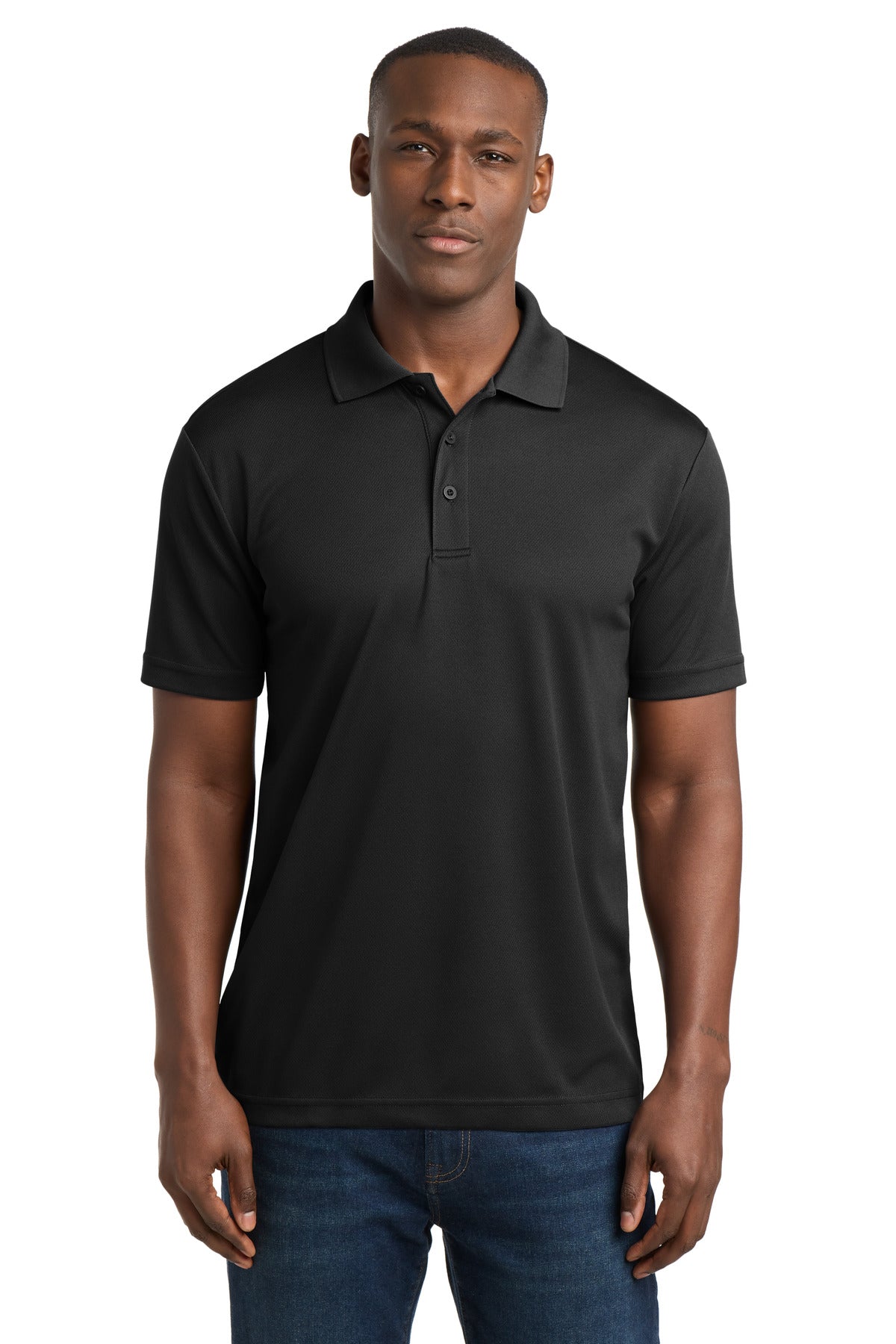 Sport-Tek PosiCharge RacerMesh Polo ST640 Black