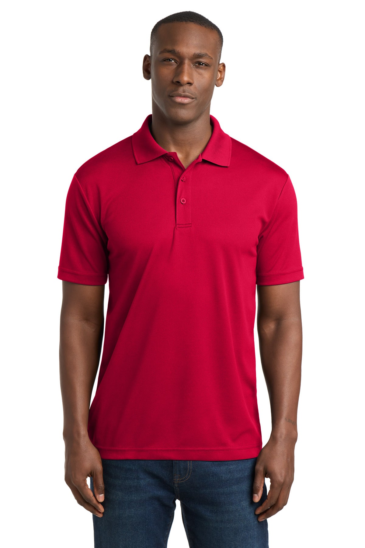 Sport-Tek PosiCharge RacerMesh Polo ST640 Deep Red