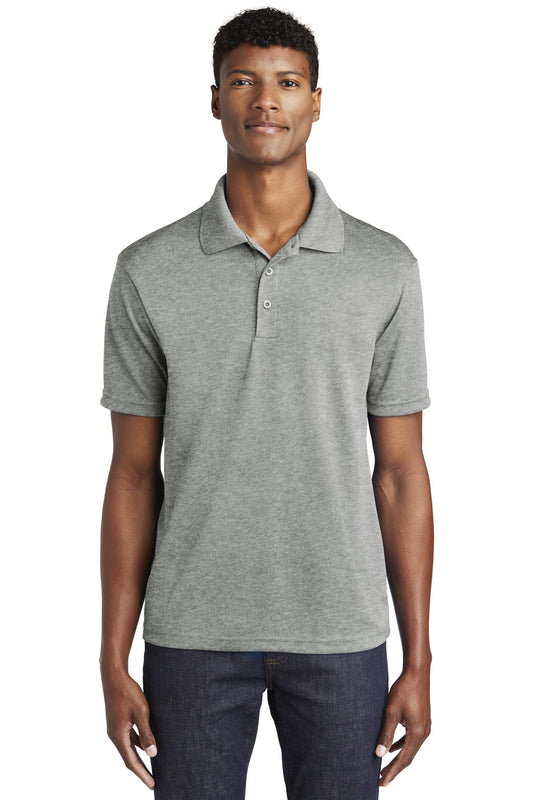 Sport-Tek PosiCharge RacerMesh Polo. ST640 Grey Heather