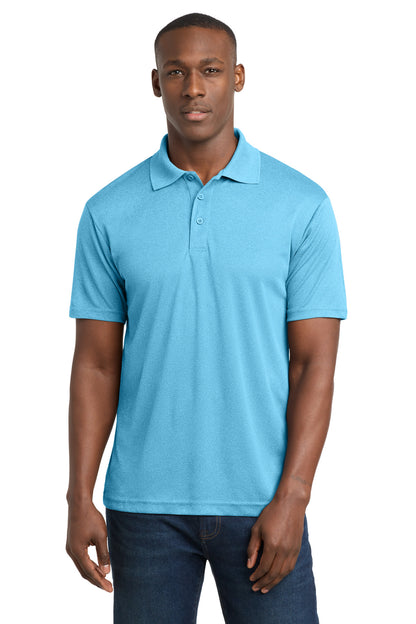 Sport-Tek PosiCharge RacerMesh Polo ST640 Pond Blue Heather