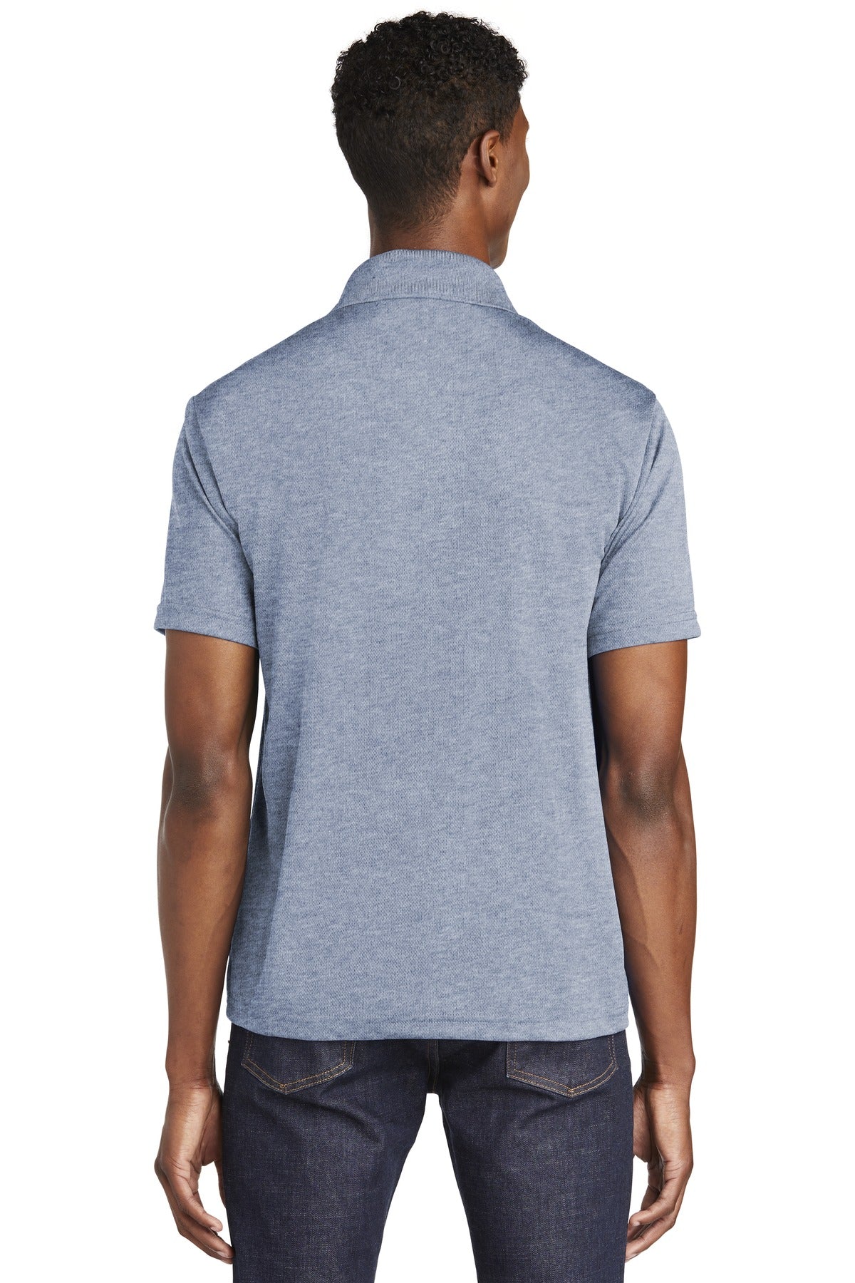 Sport-Tek PosiCharge RacerMesh Polo. ST640 True Navy Heather