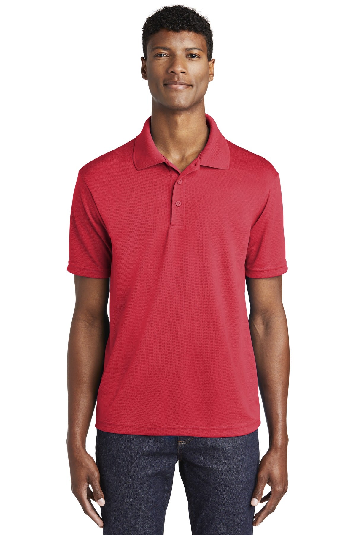 Sport-Tek PosiCharge RacerMesh Polo. ST640 True Red