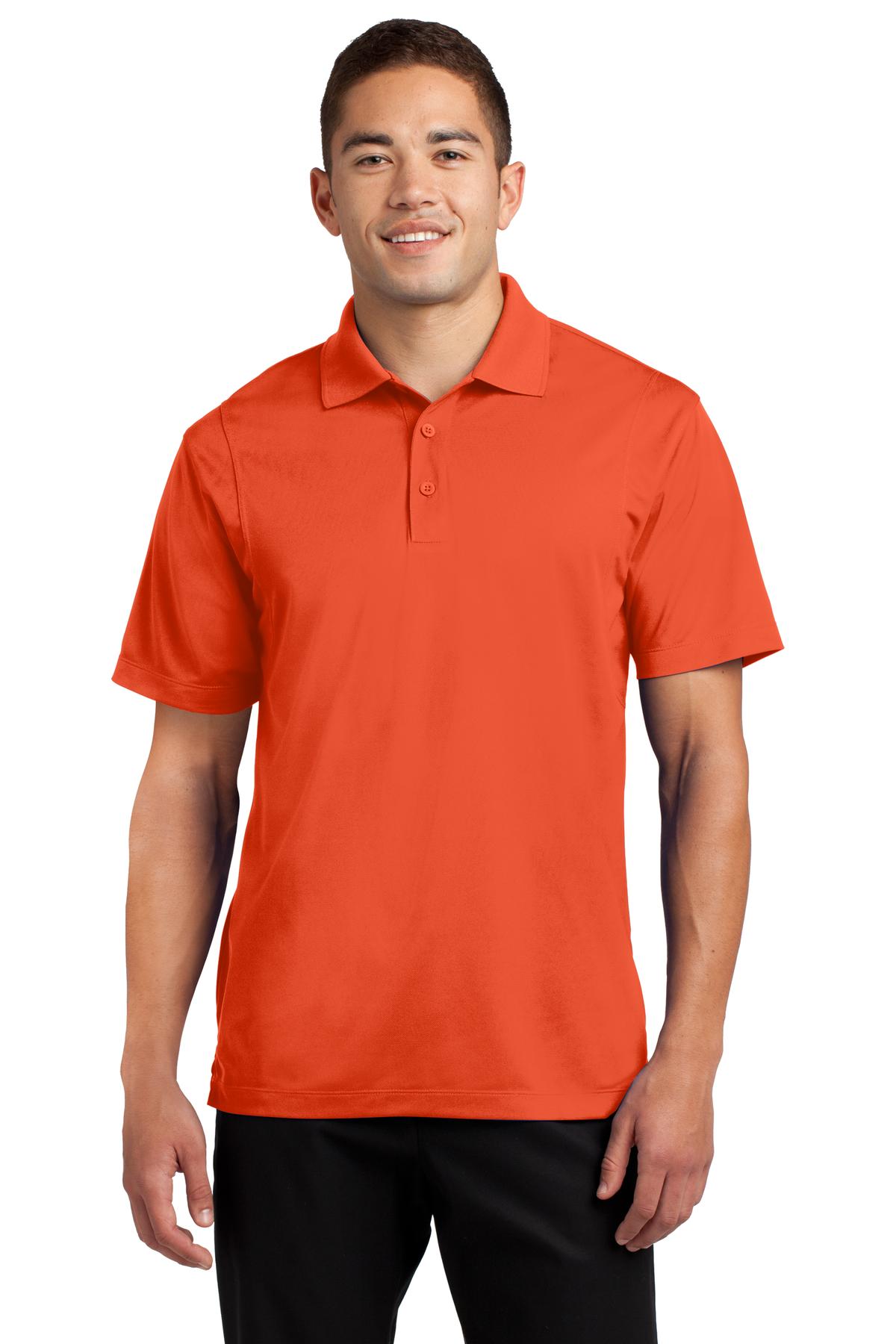 Sport-Tek Micropique Sport-Wick Polo. ST650 Deep Orange