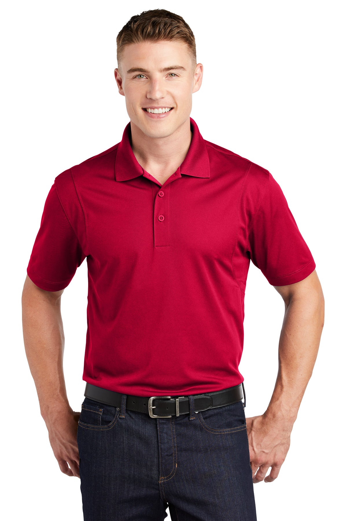 Sport-Tek Micropique Sport-Wick Polo. ST650 Deep Red