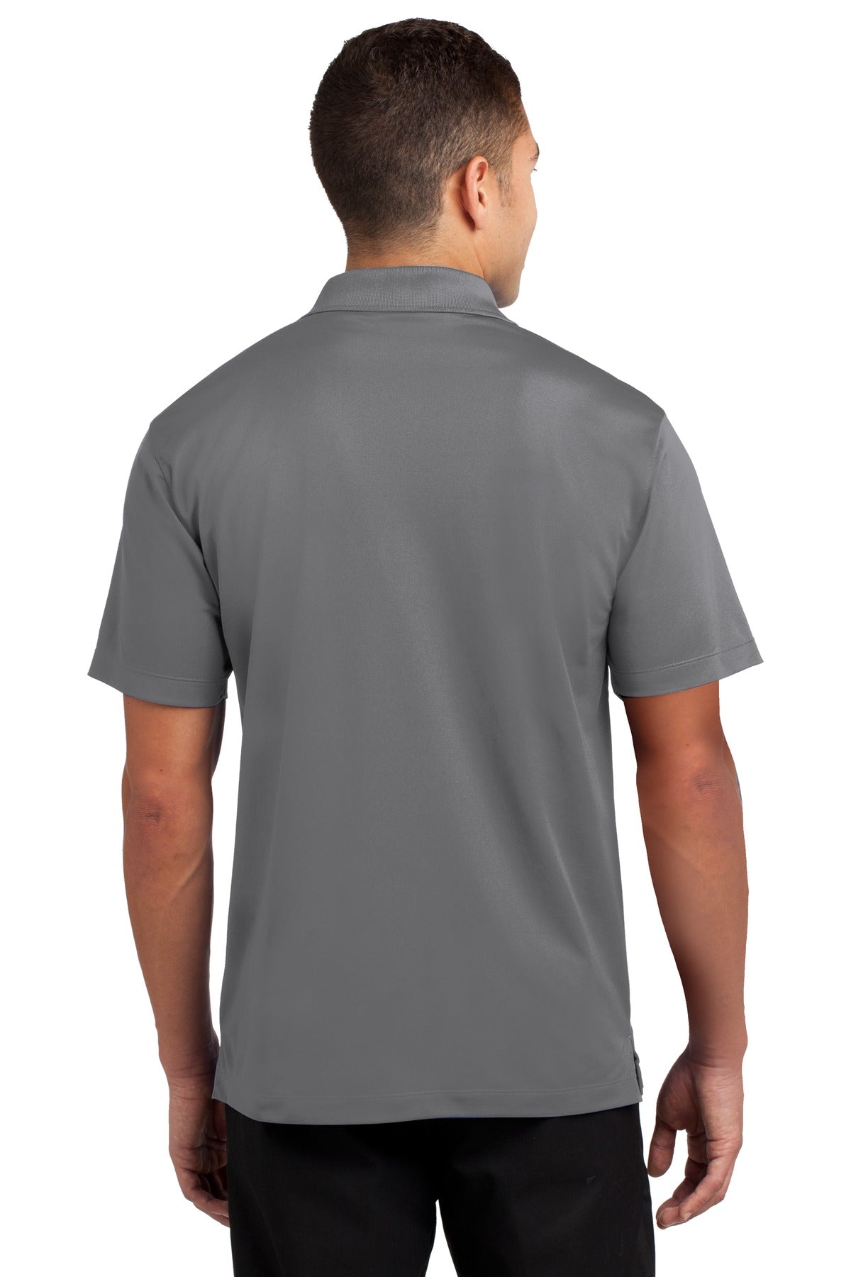 Sport-Tek Micropique Sport-Wick Polo. ST650 Grey Concrete