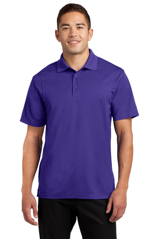 Sport-Tek Tall Micropique Sport-Wick Polo. TST650 Purple Tall