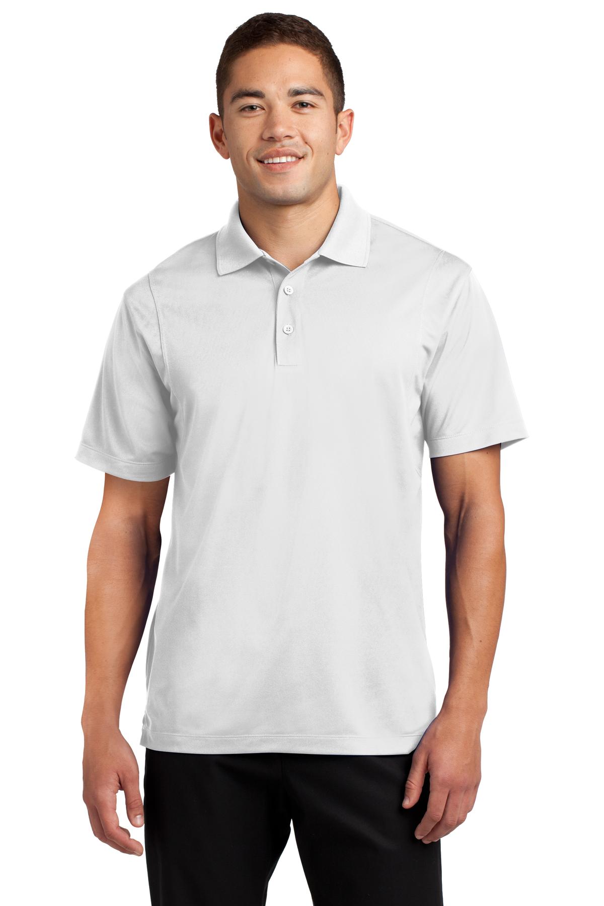 Sport-Tek Tall Micropique Sport-Wick Polo. TST650 White Tall