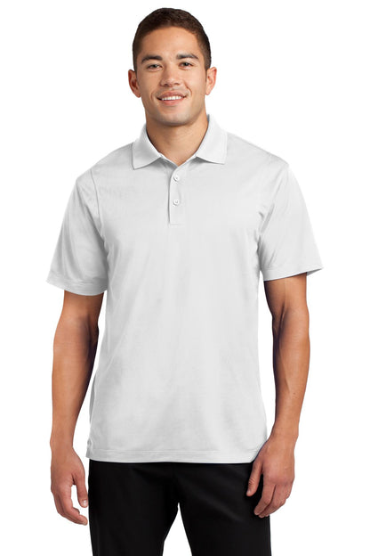 Sport-Tek Tall Micropique Sport-Wick Polo. TST650 White Tall