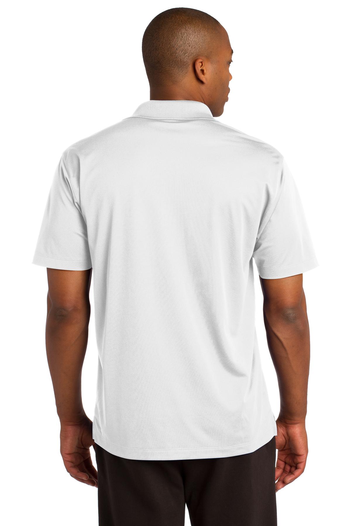 Sport-Tek Micropique Sport-Wick Pocket Polo. ST651 White