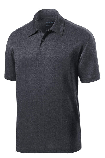Sport-Tek Heather Contender Polo. ST660 Graphite Heather