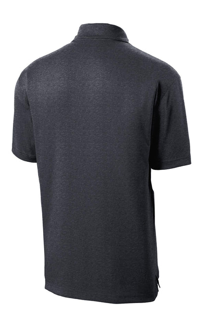Sport-Tek Heather Contender Polo. ST660 Graphite Heather