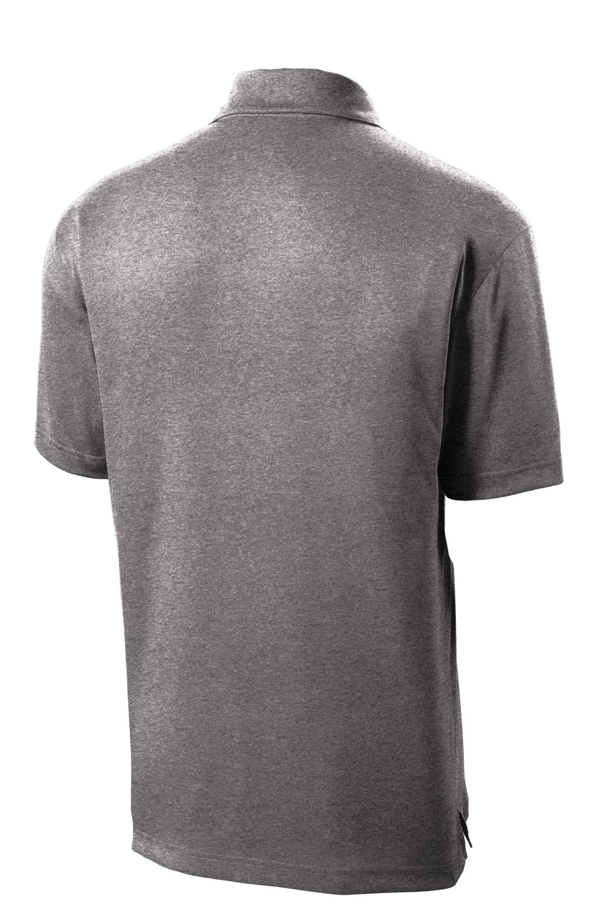 Sport-Tek Heather Contender Polo. ST660 Vintage Heather