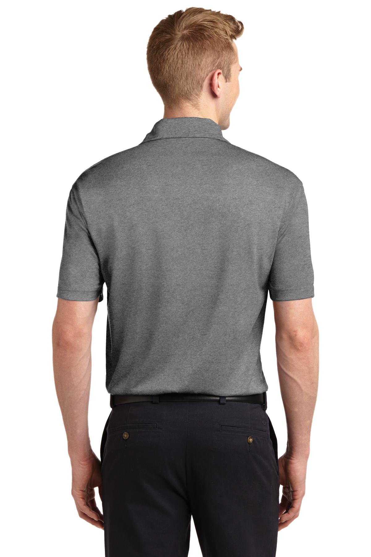 Sport-Tek Heather Contender Polo. ST660 Vintage Heather