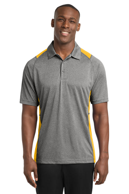 Sport-Tek Heather Colorblock Contender Polo ST665