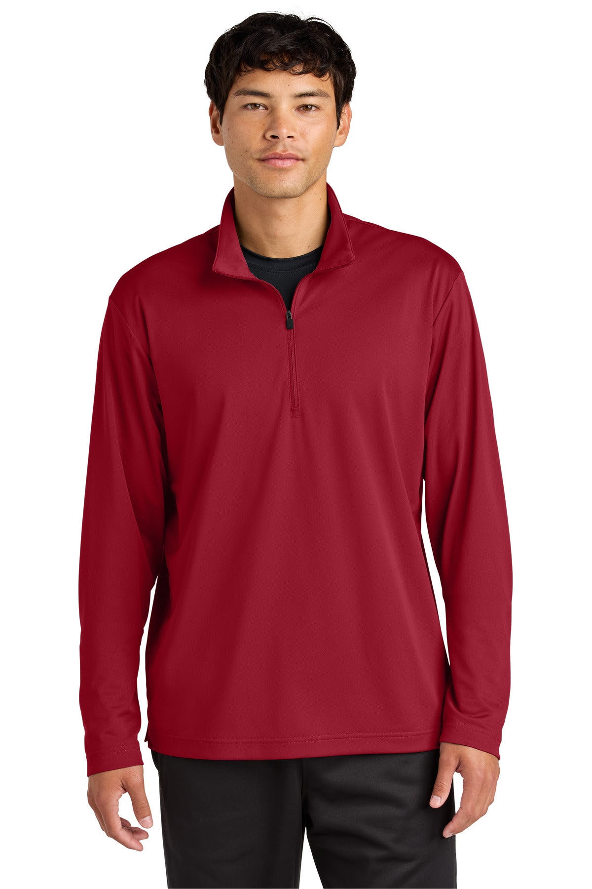 Sport-Tek Micropique Sport-Wick 1/4-Zip ST672 Deep Red