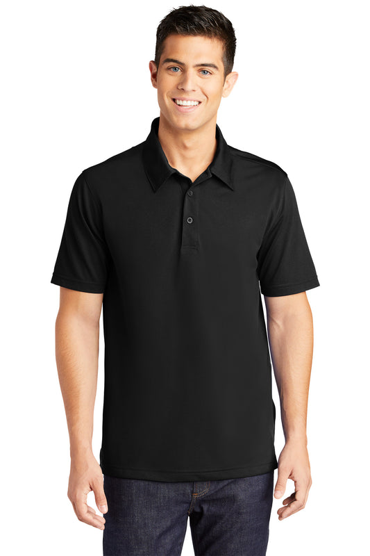 Sport-Tek PosiCharge Active Textured Polo. ST690 Black