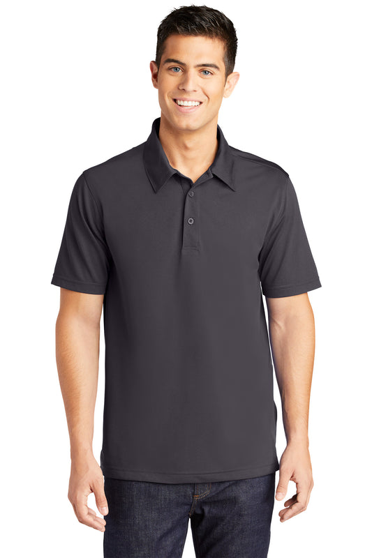 Sport-Tek PosiCharge Active Textured Polo. ST690 Iron Grey