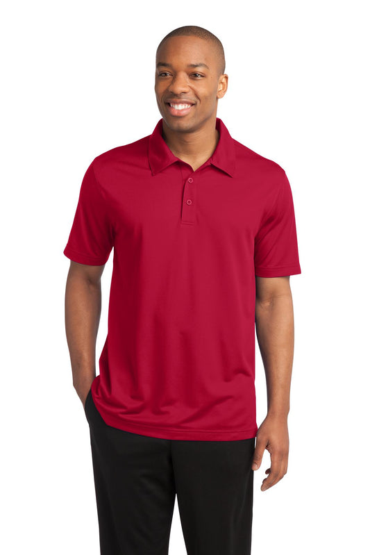Sport-Tek PosiCharge Active Textured Polo. ST690 True Red