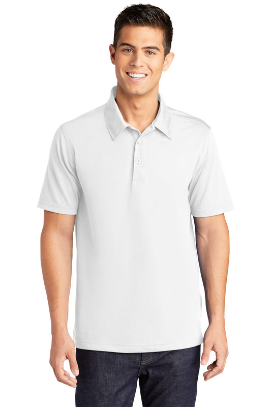 Sport-Tek PosiCharge Active Textured Polo. ST690 White