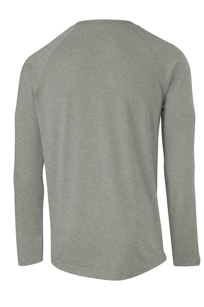 Sport-Tek  Long Sleeve Ultimate Performance Crew. ST700LS Heather Grey