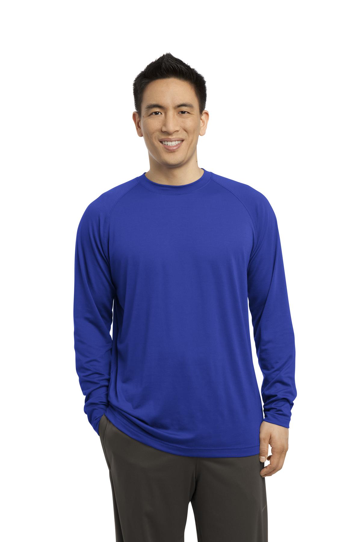 Sport-Tek  Long Sleeve Ultimate Performance Crew. ST700LS True Royal