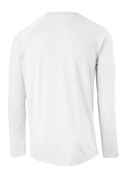 Sport-Tek  Long Sleeve Ultimate Performance Crew. ST700LS White