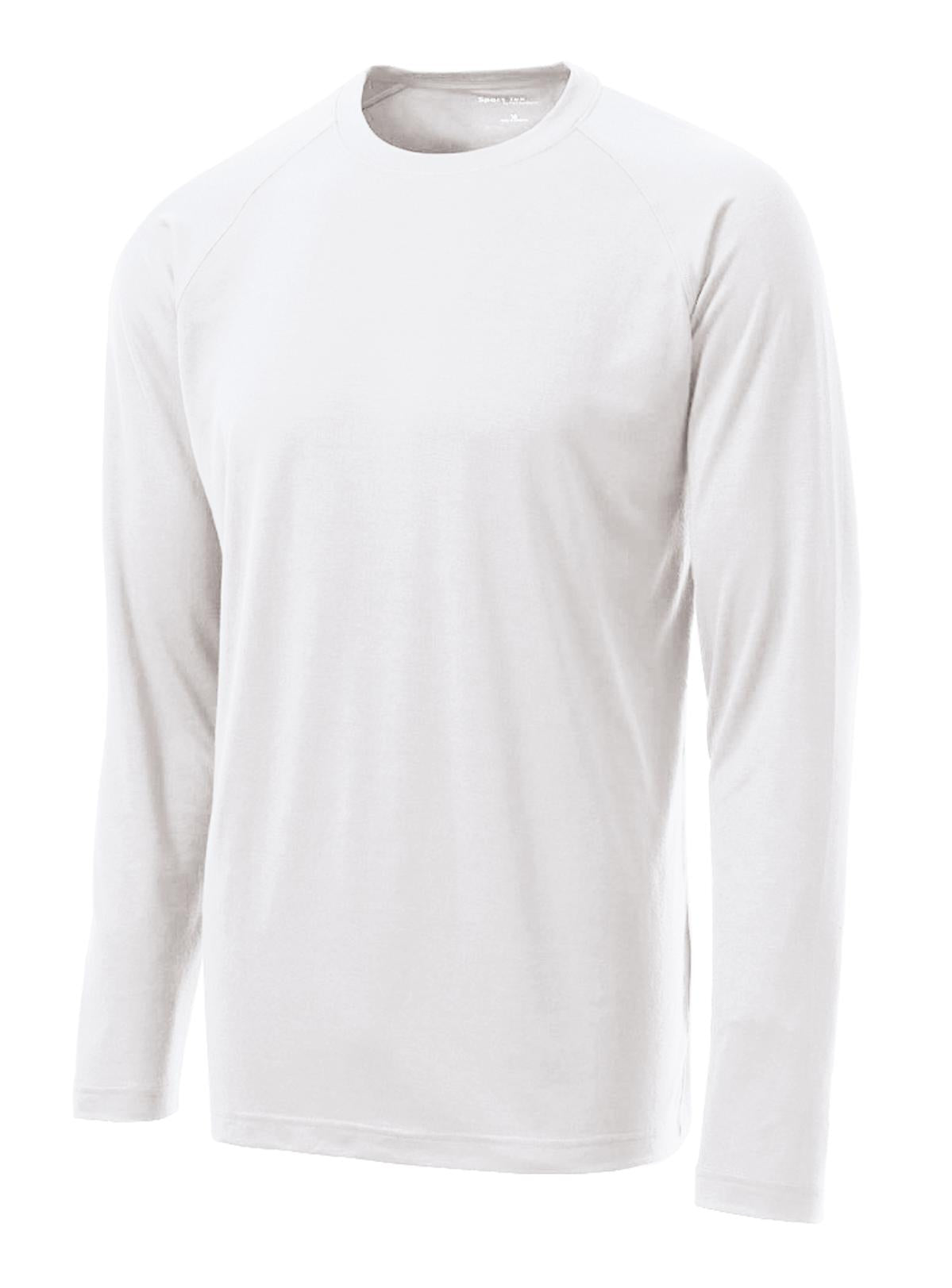 Sport-Tek  Long Sleeve Ultimate Performance Crew. ST700LS White