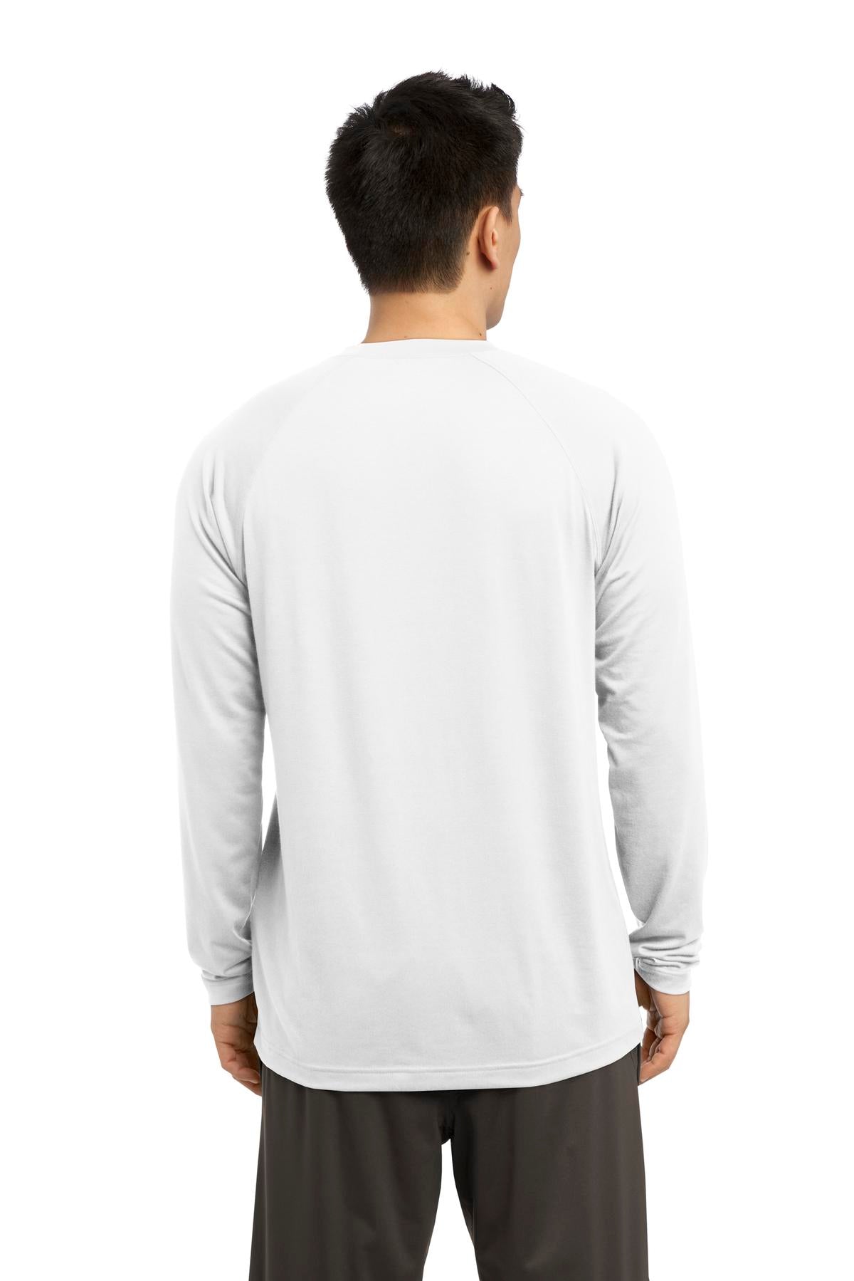 Sport-Tek  Long Sleeve Ultimate Performance Crew. ST700LS White