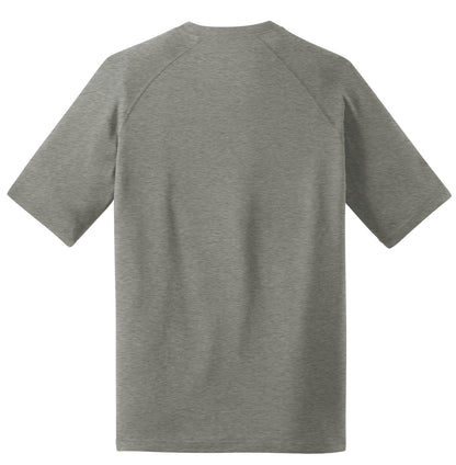 Sport-Tek Ultimate Performance Crew. ST700 Heather Grey