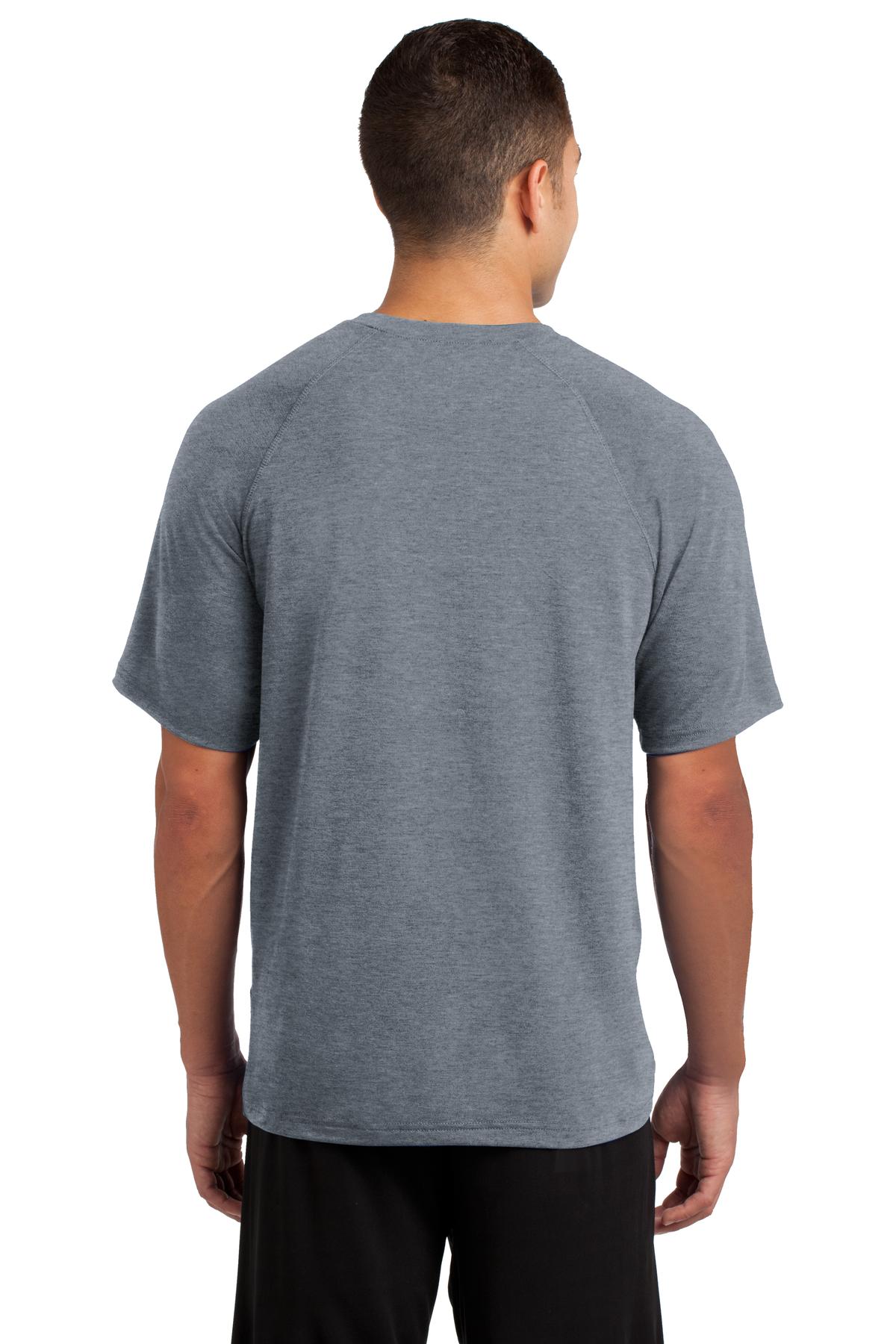 Sport-Tek Ultimate Performance Crew. ST700 Heather Grey