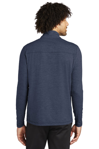 Sport-Tek  Exchange 1.5 Long Sleeve 1/2-Zip. ST711 Dark Denim Heather