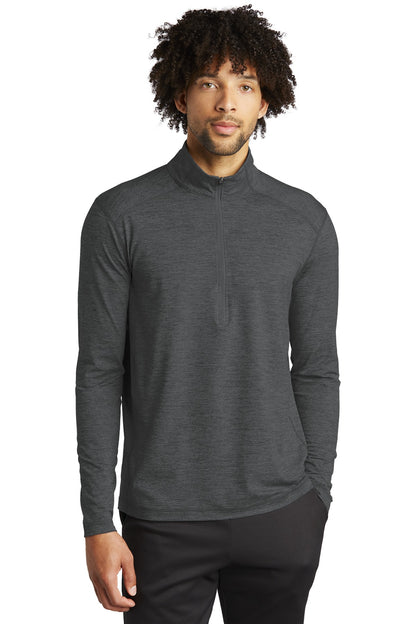 Sport-Tek  Exchange 1.5 Long Sleeve 1/2-Zip. ST711 Graphite Heather