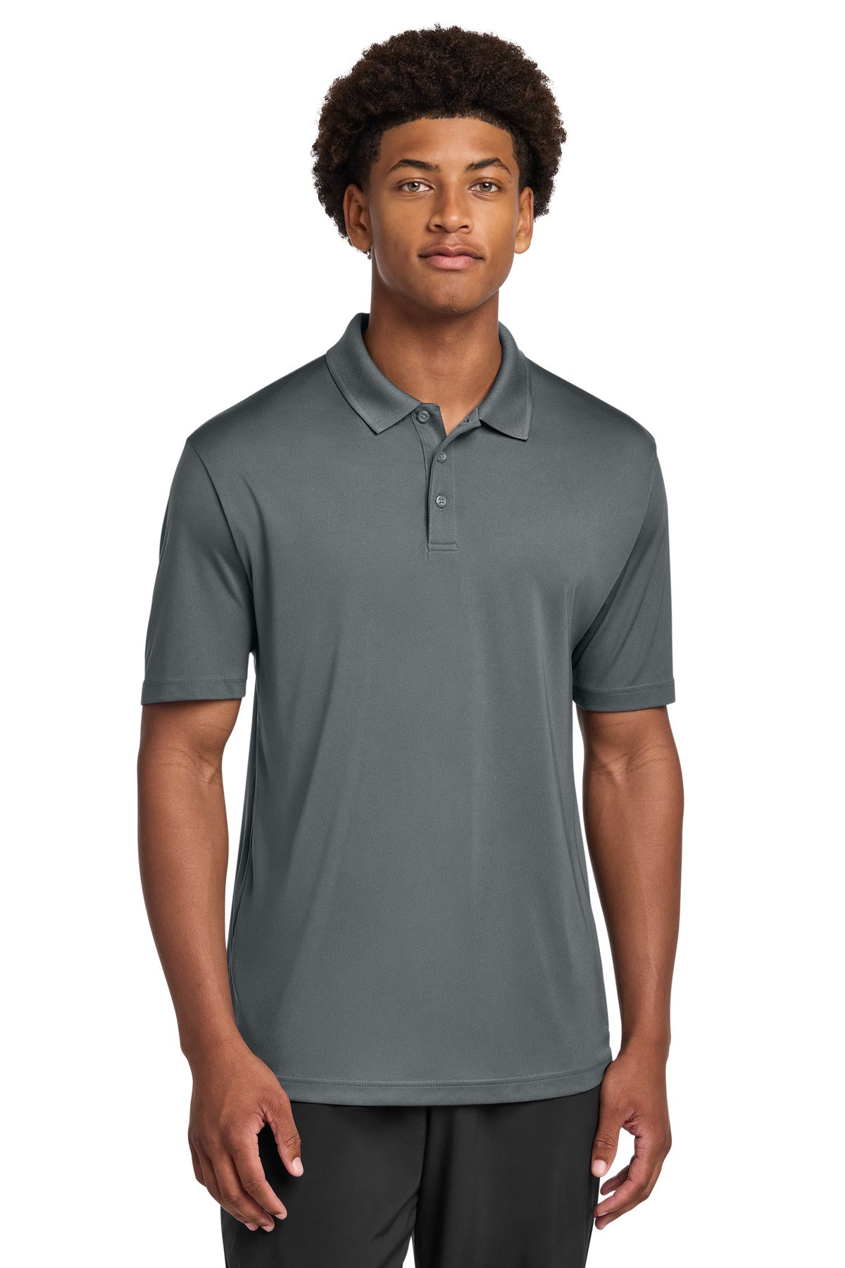Sport-Tek PosiCharge Re-Compete Polo ST725 Iron Grey