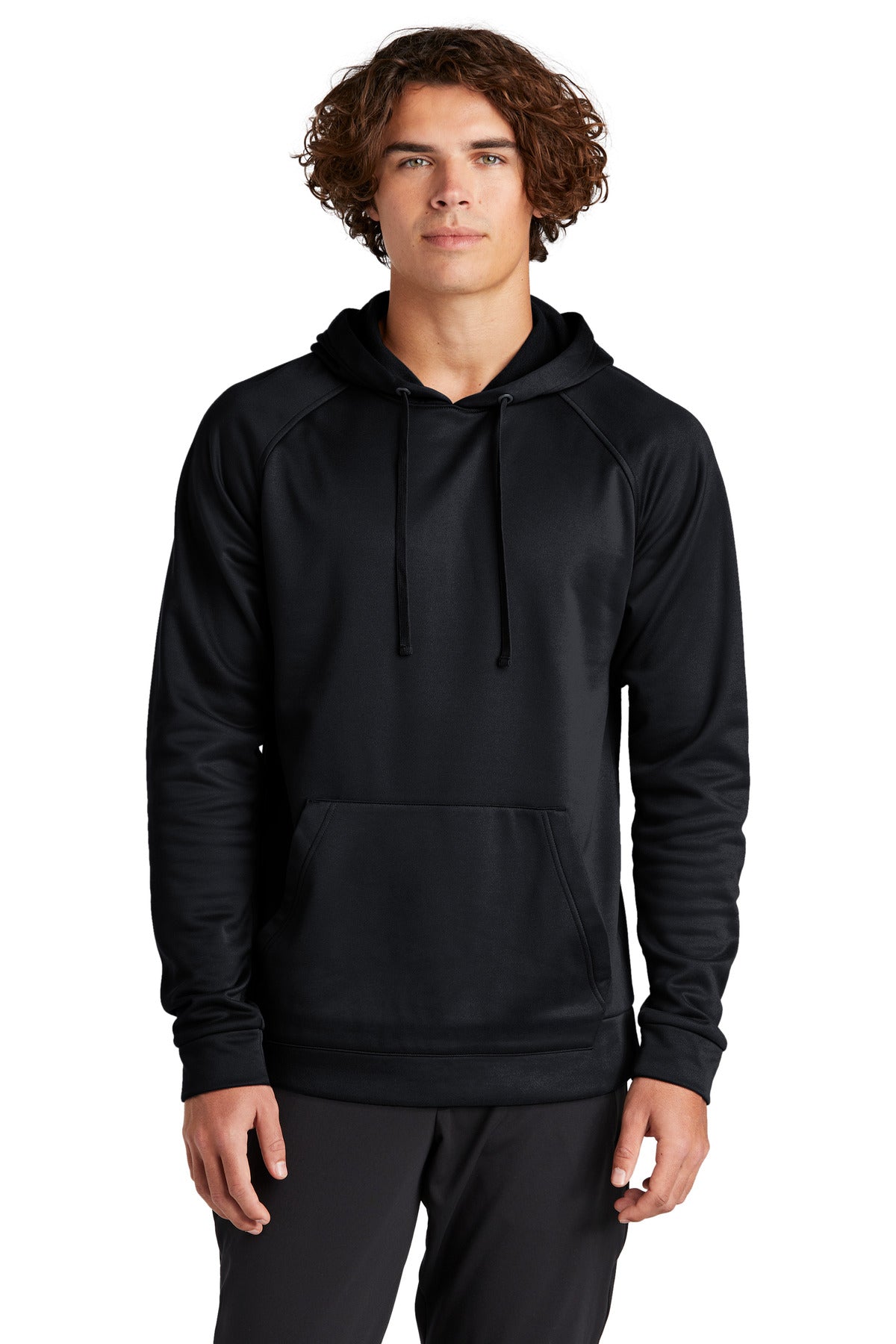 Sport-Tek Re-Compete Fleece Pullover Hoodie ST730 Black