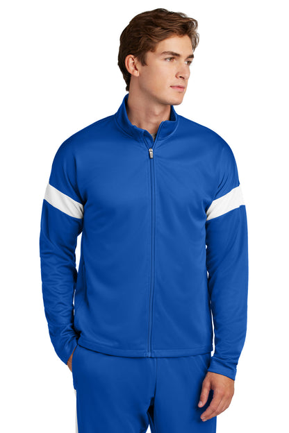 Sport-Tek Travel Full-Zip Jacket ST800 True Royal/ White