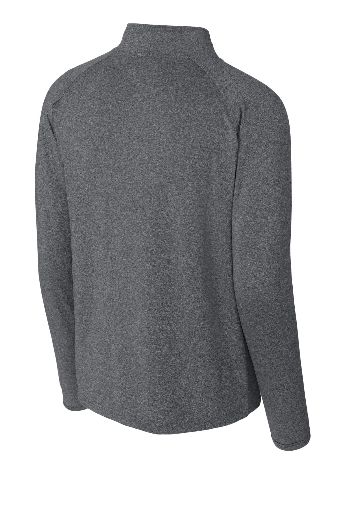 Sport-Tek Sport-Wick Stretch 1/4-Zip Pullover. ST850 Charcoal Grey Heather