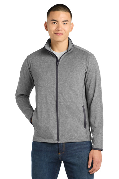 Sport-Tek Sport-Wick Stretch Contrast Full-Zip Jacket ST853