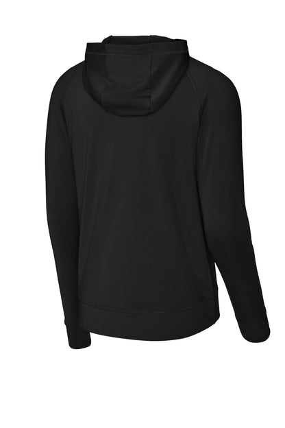 Sport-Tek Sport-Wick Stretch 1/2-Zip Hoodie ST856 Black