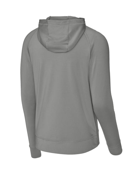 Sport-Tek Sport-Wick Stretch 1/2-Zip Hoodie ST856 Charcoal Grey