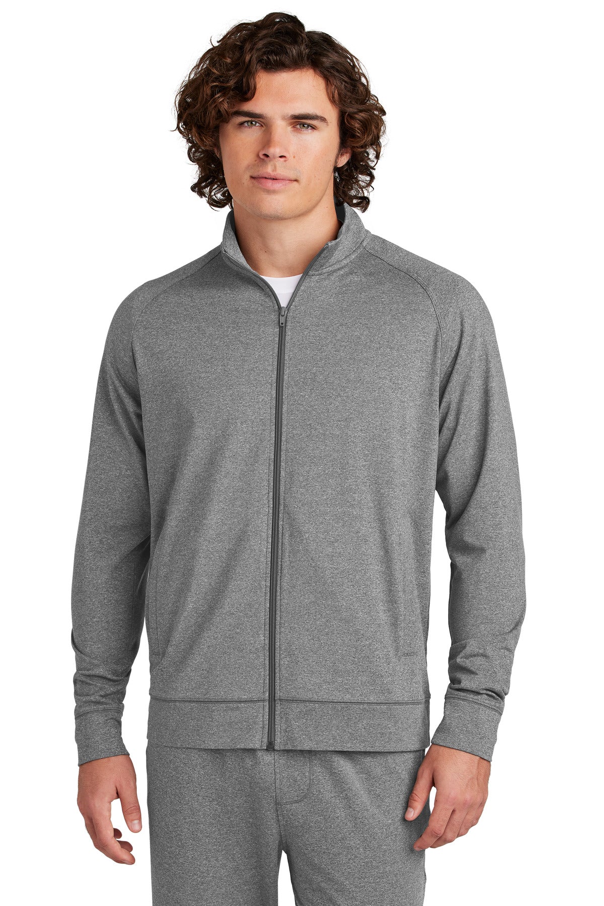 Sport-Tek Sport-Wick Stretch Full-Zip Cadet Jacket