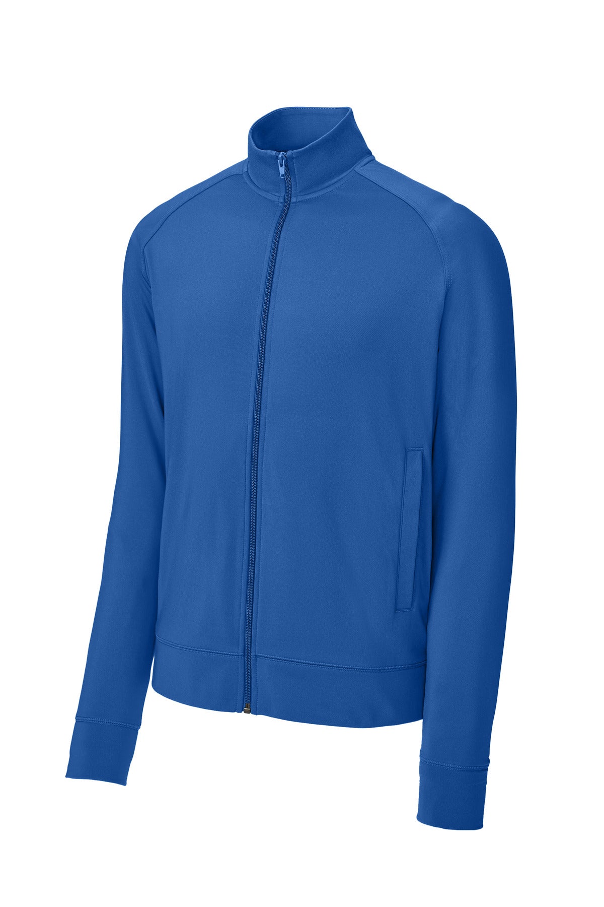 Sport-Tek Sport-Wick Stretch Full-Zip Cadet Jacket ST857 True Royal