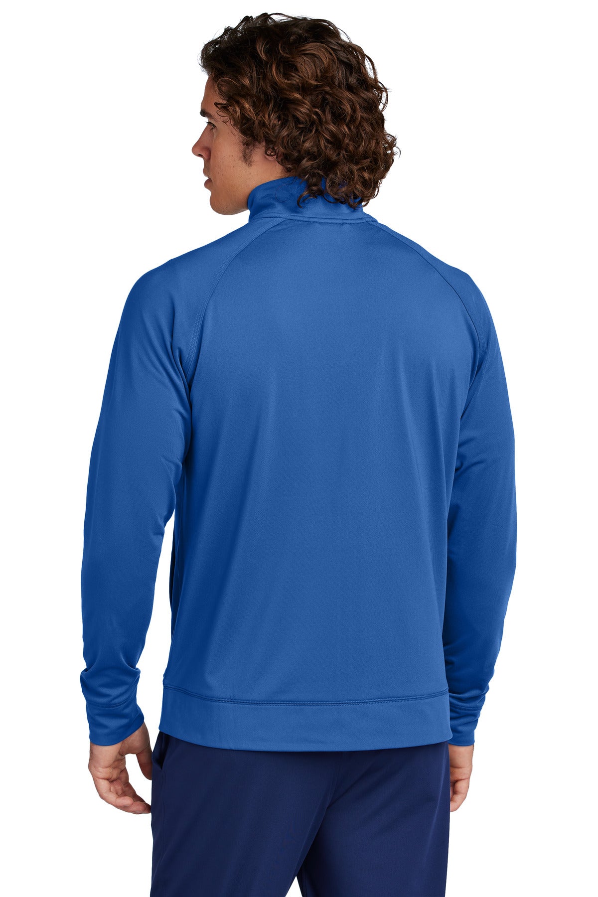 Sport-Tek Sport-Wick Stretch Full-Zip Cadet Jacket ST857 True Royal