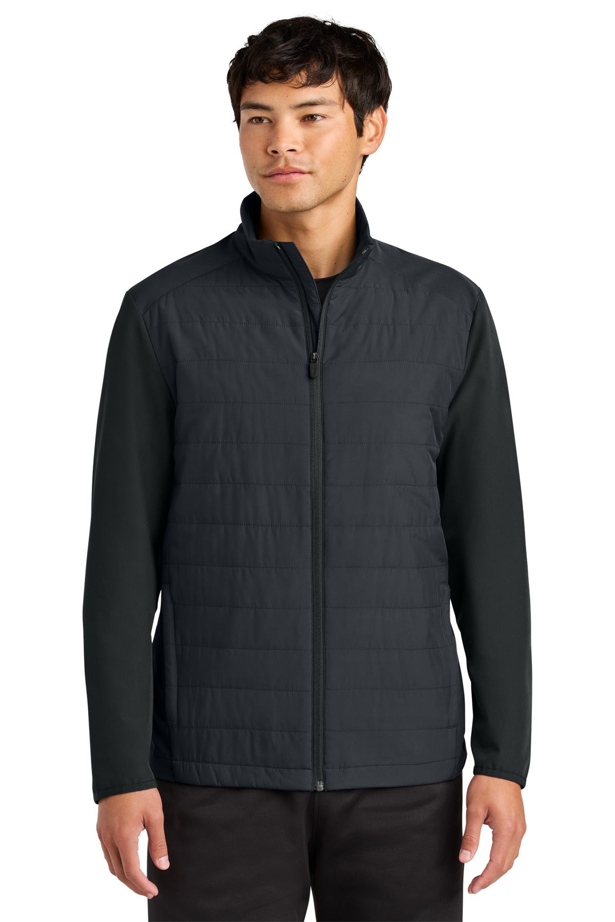 Sport-Tek Teknical Hybrid Jacket ST940 Black