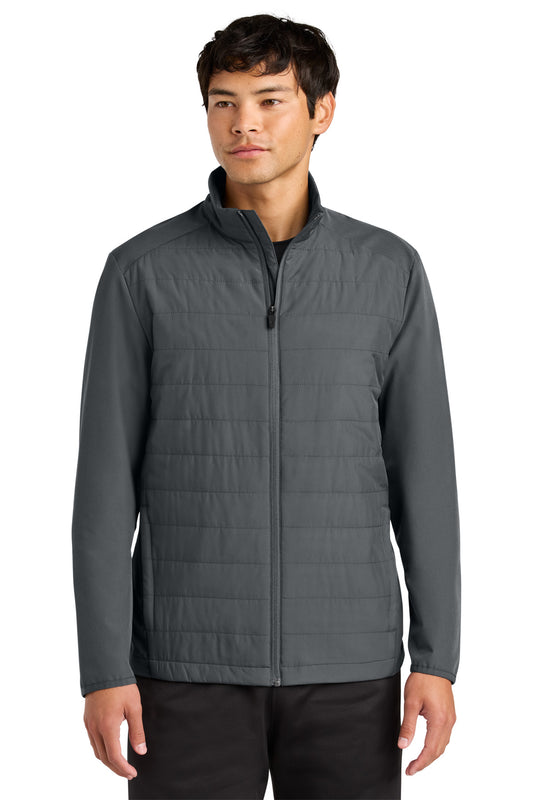 Sport-Tek Teknical Hybrid Jacket ST940 Iron Grey
