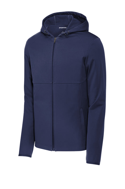 Sport-Tek Hooded Soft Shell Jacket ST980 True Navy