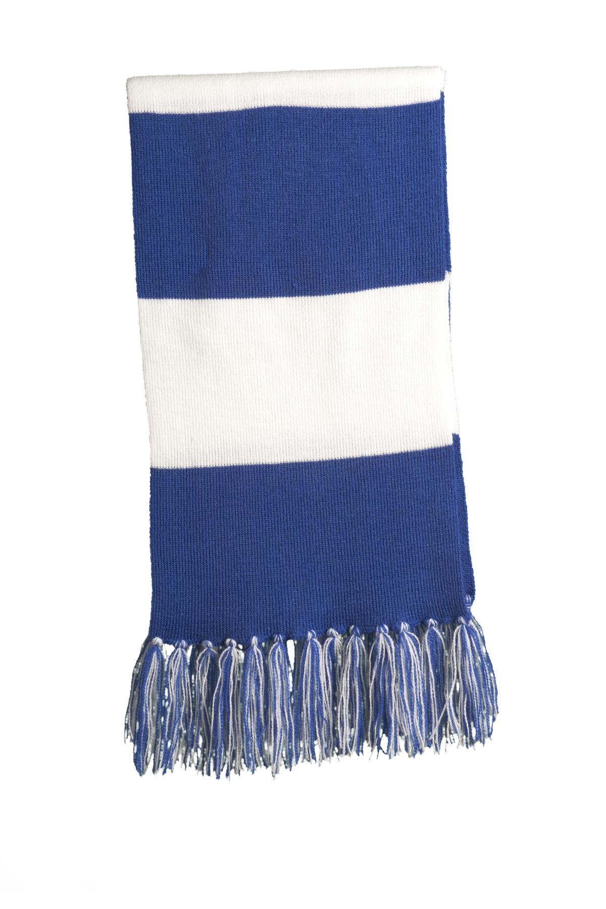Sport-Tek Spectator Scarf STA02 True Royal/ White