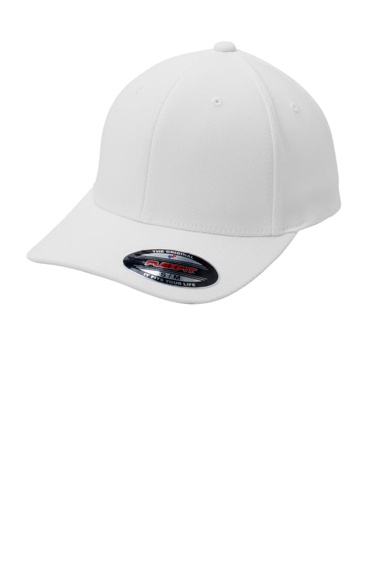 Sport-Tek Flexfit Performance Solid Cap STC17 White