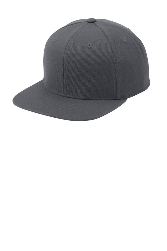 Sport-Tek YP Classics Flat Bill Snapback Cap STC19 Graphite
