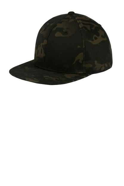 Sport-Tek YP Classics Flat Bill Snapback Cap STC19 Multicam Black